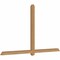 Ekena Millwork Eugene Smooth Timber Gable Bracket, Western Red Cedar, 96"W x 56"H x 3 1/2"D x 3 1/2"F, 14/12 Pitch GBW096X56X0404EUG00SWR - alternate 3
